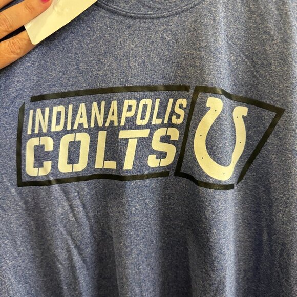 NWT NFL Team Apparel Indianapolis Colts Blue Short Sleeve T-Shirt. Size XL - Picture 5 of 6